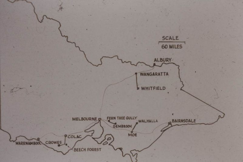 Scenes on VR Narrow Gauge
Map showing the 4 VR narrow gauge lines. 
