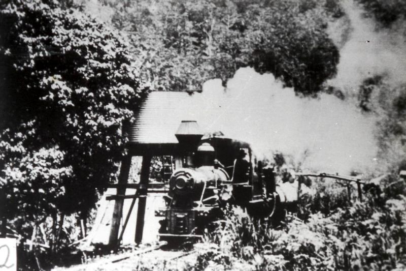 Locomotives on Queensland private railways - ARHS Qld
Slide 2 - Lahey's Tramway Climax locomotive - Canungra area
