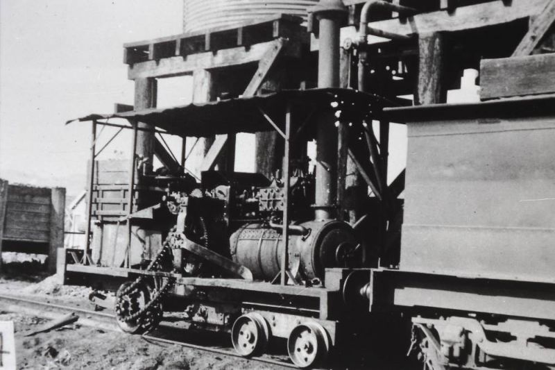 Locomotives on Queensland private railways - ARHS Qld
Slide 4- Beaudesert  Tramway "Foden" locomotive.
