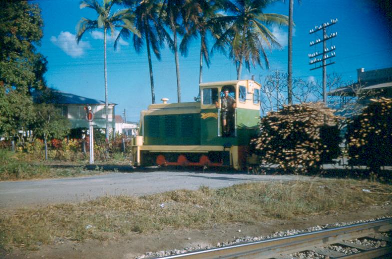 Clyde 0-6-
"Adelaide" 2' Clyde 0-6-0 at Ingham Queensland 2', 1959.
