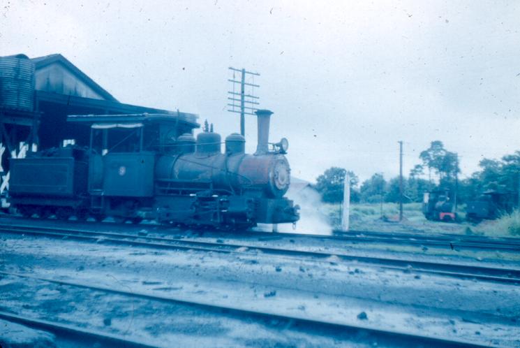 Fowler B9-1/2 class 0-6-2
Queensland Government 2' Innisfail tramway, locomotive number 9, Fowler B9-1/2 class 0-6-2, 1954.
