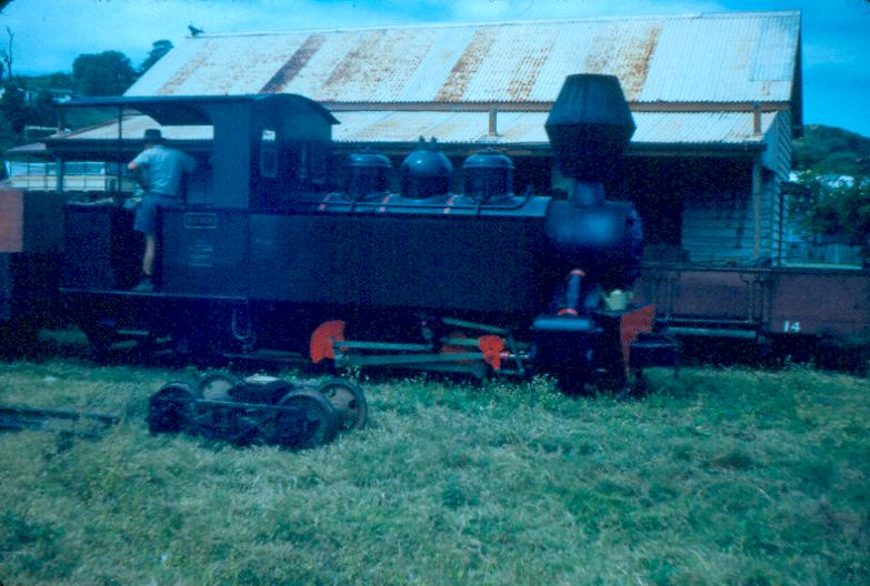Port Douglas
"R D Rex" at Port Douglast1954, 2'.  A Perry locomotive.
