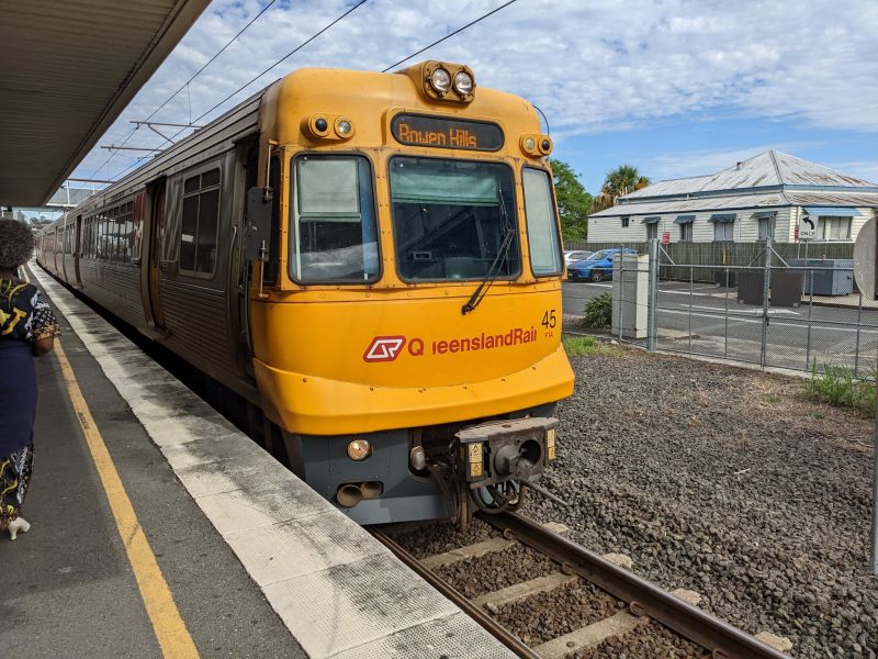 EMU 45 at Goodna
EMU 45 DOWN Goodna 2022.
