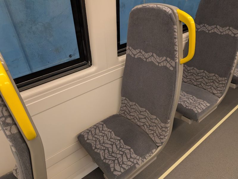 Single seat. Seating throughout is 2 + 1.
