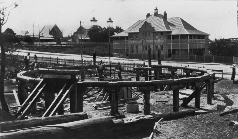 Remains of the turntable.

