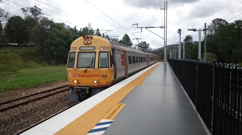 ICE
InterCityExpress (ICE) 156 on a Gympie-North to Brisbane service arriving at  Cooran 1st March 2019. All ICE units have now been withdrawn from service.
