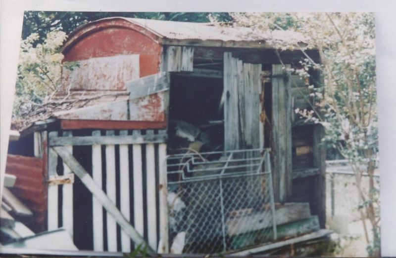 Van in the backyard at a property in Fairfield, suburban Brisbane.
In the early 1990s I received a phone call from a Fairfield resident who said he had a railway van in his back yard. Been used as a chook shed. I went to the property.
What did I find? I found the remains of an Innisfail 7' guards van ...

