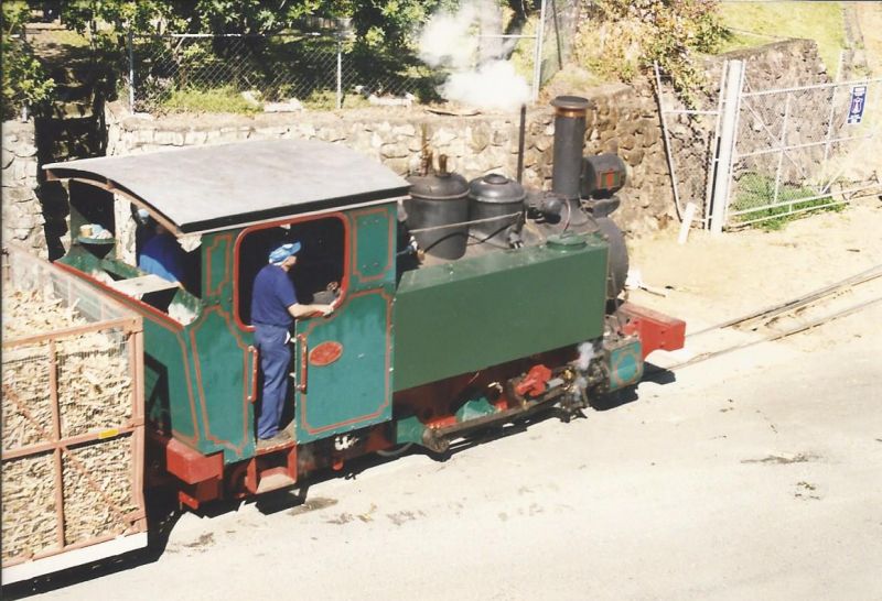 Entering the mill yard.
